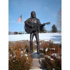 The Keith Whitley Memorial in Sandy Hook's Cemetery.
