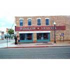 Winslow: standing on a corner in Winslow AZ