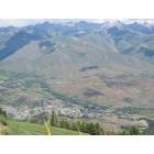 Sun Valley: Sun Valley and Ketchum from the top of Baldy