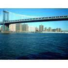 New York: : Manhattan Bridge from boat, December 12, 2005