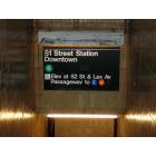 New York: : subway staion at lex