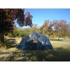 Davis: Campsite at Turner Falls in Davis OK.