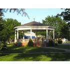 Abingdon: The Gazebo at Central Park On The Square in Knoxville, Illinois