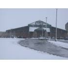 Sidney: : Cabela's retail store in the snow