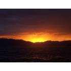 Tillamook: Sunrise from Pacific Ocean