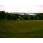 Evansville: A view of the Ohio River and downtown Evansville IN. rom Reitz hill
