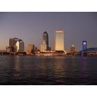 Jacksonville: Jacksonville skyline at dusk