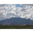 Sierra Vista: clouds over the mountains