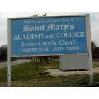 St. Marys: Academy sign