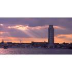 Baltimore: : lighthouse condo complex from the water taxi