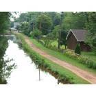 Yardley: Delaware Canal, Yardley, PA. Historic towpath now used for recreation activities such as biking, jogging, walking, and canoeing.