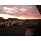 Globe: : Sunset view outside Motel 6