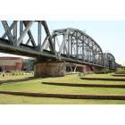 Shreveport: : Riverview Park with railroad bridge overhead