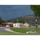 Raton: city park and gazebo