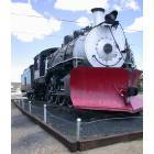 Leadville: Leadville, CO, display at tourist train station