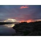 Lake Sumner: Sumner Lake sunset