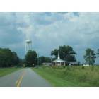 Donalsonville: Jakin Water Tower and Jakin Baptist Church, Jakin Ga, northwest of Donalsonville