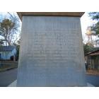 Andersonville: Inscription on CSA Capt Henry Wirz Memorial