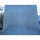 Andersonville: : Inscription on CSA Capt Henry Wirz Memorial