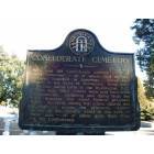 Americus: : Historic Marker, Confederate Cemetary, Americus, Georgia