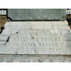 Americus: Inscription on Confederate Monument, Rees Park, Americus, Georgia