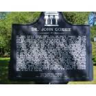 Apalachicola: Historical Marker for Dr John Gorrie, Apalachicola, Florida