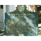 Apalachicola: Trinity Episcopal Church Historic Marker, Apalachicola, Florida