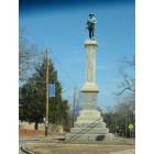Louisburg: Confederate Statue at Louisburg College - Main Street 1/1/05