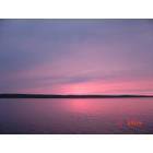 Hubbard Lake: sun set from south shore