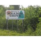 Meadow Grove: Meadow Grove welcome sign