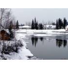 Fairbanks: Chena River in Winter, Fairbanks Alaska