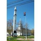 Warren NH Church Rocket Flag