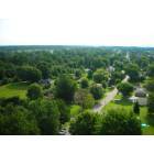 Pierceton: Taken from the top of the water tower facing east into town, you can see straight down Tower Street