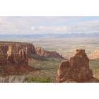 Grand Junction: Grand Junction from overlook at Colorado National Monument