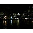 Honolulu: A view of Waikiki from the end of the pier.