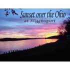 Higginsport: Sunset over the Ohio River at Higginsport, Ohio