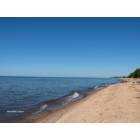 Lake Superior approximately half mile from downtown Ontonagon