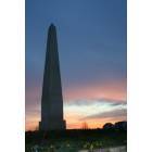 Charles Town: Charles Washington Monument at Sunset