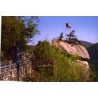 Lake Lure: View of Chimney Rock