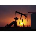 Terra Bella: Oil rig at Sunset