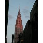 New York: Chrysler Building at dusk