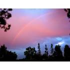 San Dimas: This was the northern portion of a full rainbow, taken at 6:56 pm in back of my house in San Dimas. CA on 9/9/05
