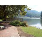 Lake Lure: view of lake