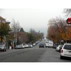 Benicia: Mainstreet, looking south towards Carquinez Straight