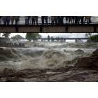 Sioux Falls: The falls in flood time