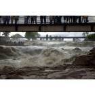 Sioux Falls: : The falls in flood time