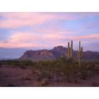 Apache Junction: Sunset View of Superstition Mountain