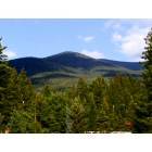 Pittsfield: A New Hampshire mountain, view taken while on a ride at Santa's Village.