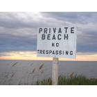 Caseville: private beach