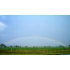 Boykins: A Rainbow stretching across the Mann Farm in Boykins.